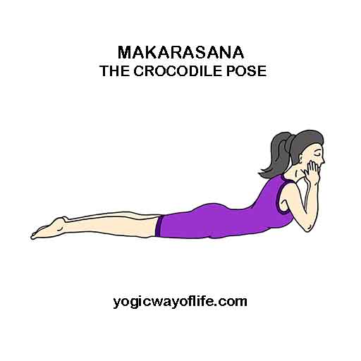 Makarasana_Crocodile_Pose_Yoga_asana