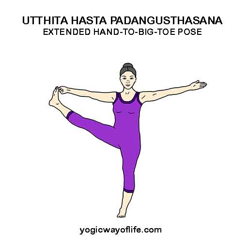 Utthita Hasta Padangushtasana - Extended Hand to Toe Pose