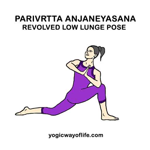 Parivrtta Anjaneyasana - revolved Lunge Pose