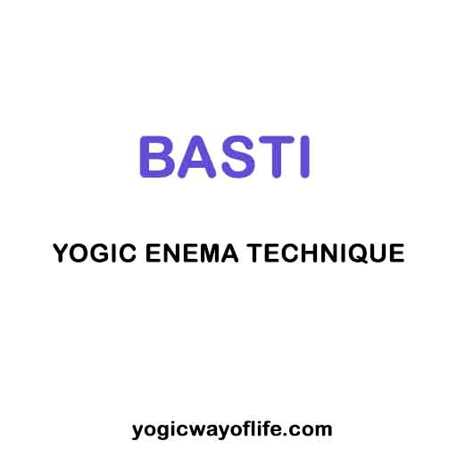Basti - Yogic Enema Technique