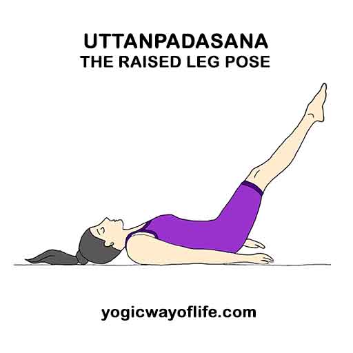 Uttanpadasana - raised Leg Pose