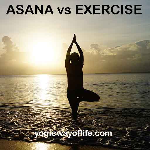 Asanas are not mere exercises. Asana vs Exercise