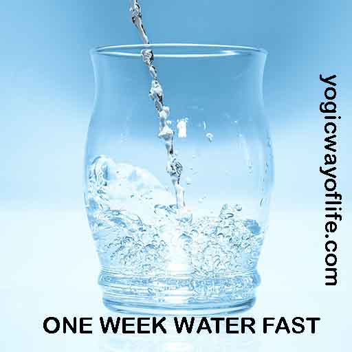 One Week water fast and its Benefits