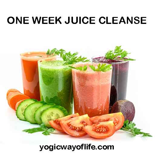 One Week Juice Cleanse