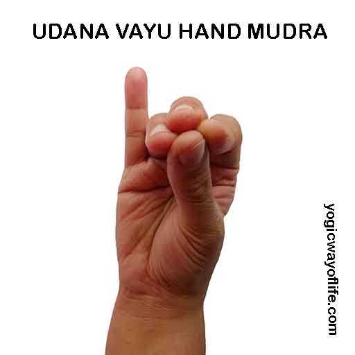 Udana Vayu Mudra - Hand gesture
