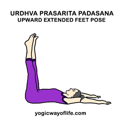 Urdhva Prasarita Padasana - Upward Extended Feet Pose - Yoga Asana