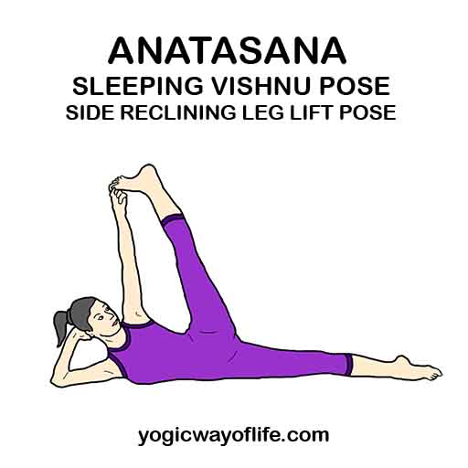 Anantasana - Sleeping Vishnu Pose